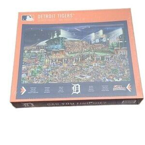 NWT Detroit Tigers Can You Find Joe? Adventure Search Puzzle 500 Pieces